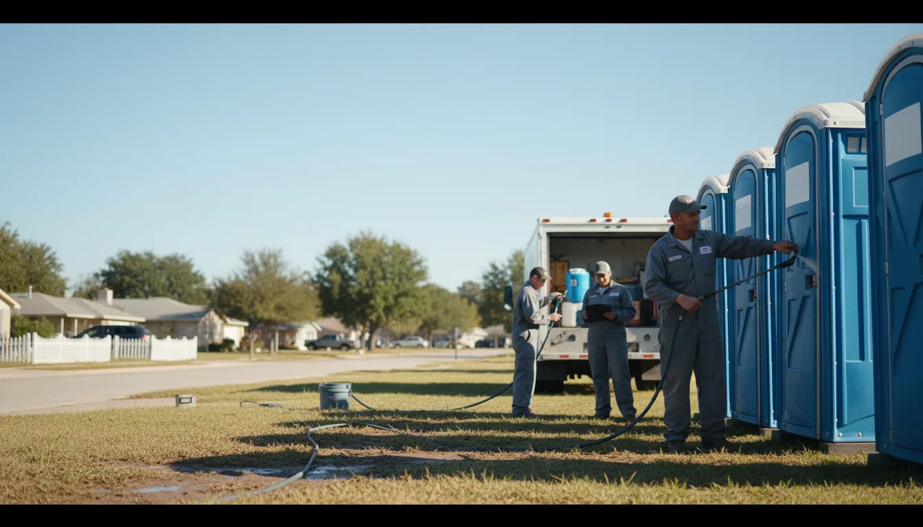 Long-Term Portable Toilet Rental in Tennyson, TX near me